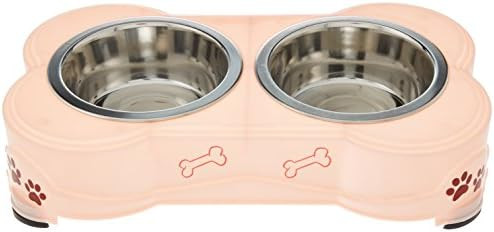 Loving Pets Dolce Diner Dog Bowl, Small, 1 Pint, Pink | Amazon (US)