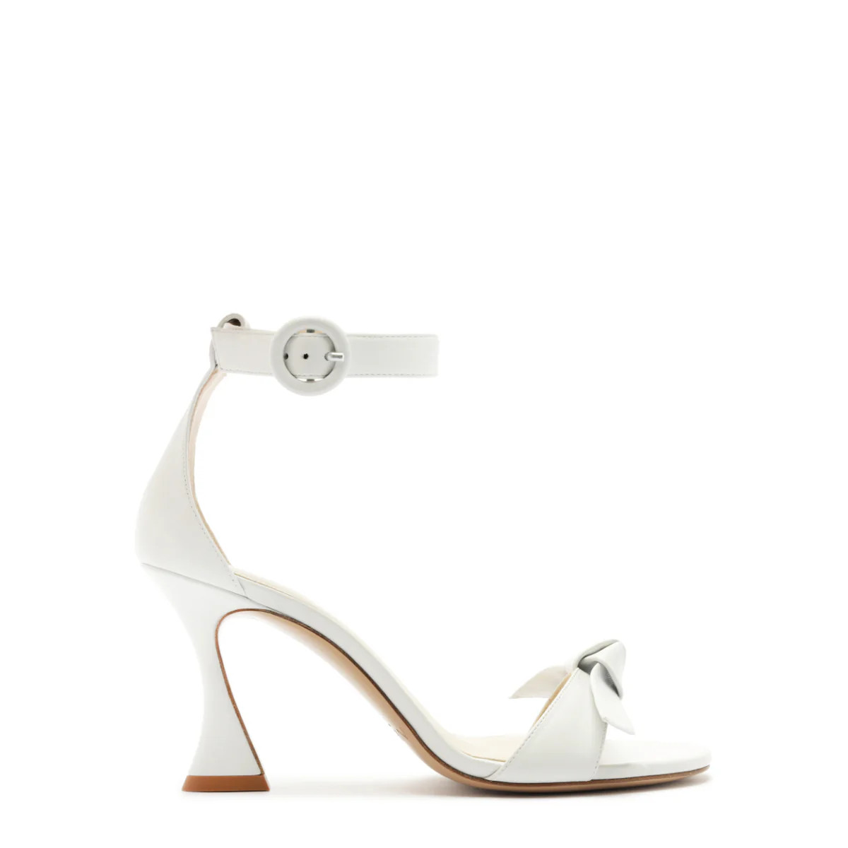 Clarita Buckle 85 in White | Over The Moon