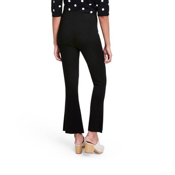 Women's High-Rise Flare Sweater Pants - Victor Glemaud x Target Black | Target