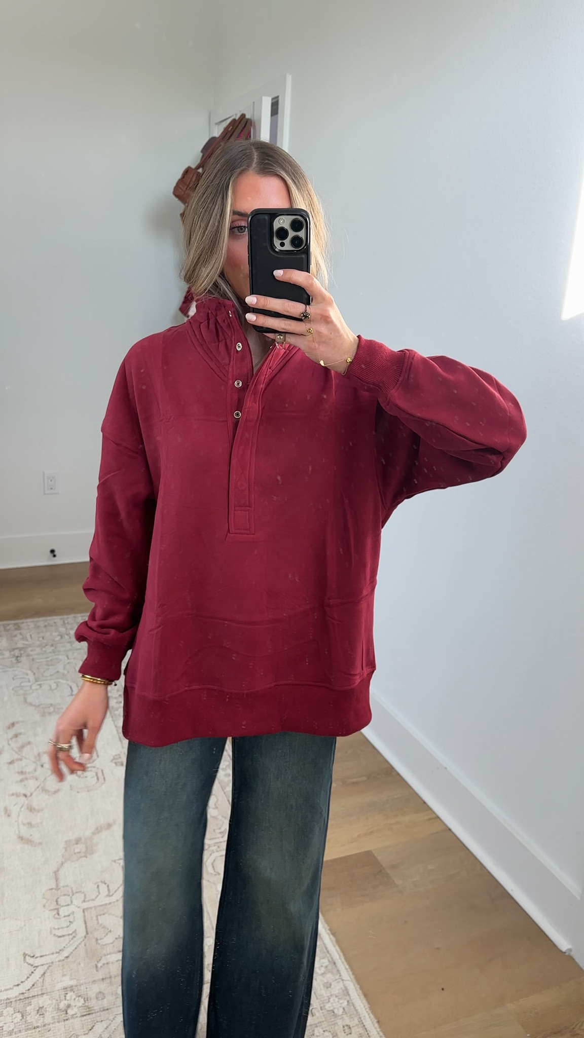 Amazon size small Gacaky Womens Oversized Sweatshirts Casual Button Henley Neck Long Sleeve Pullover Fleece Loose Fit Fall Tops Fashion Outfits

#LTKSaleAlert #LTKootd #LTKSeasonal