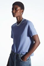 THE CLEAN CUT T-SHIRT - BLUE - COS | COS UK