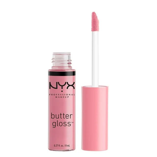 NYX Professional Makeup Butter Gloss, Non-Sticky Lip Gloss, Eclair, 0.27 Oz | Walmart (US)