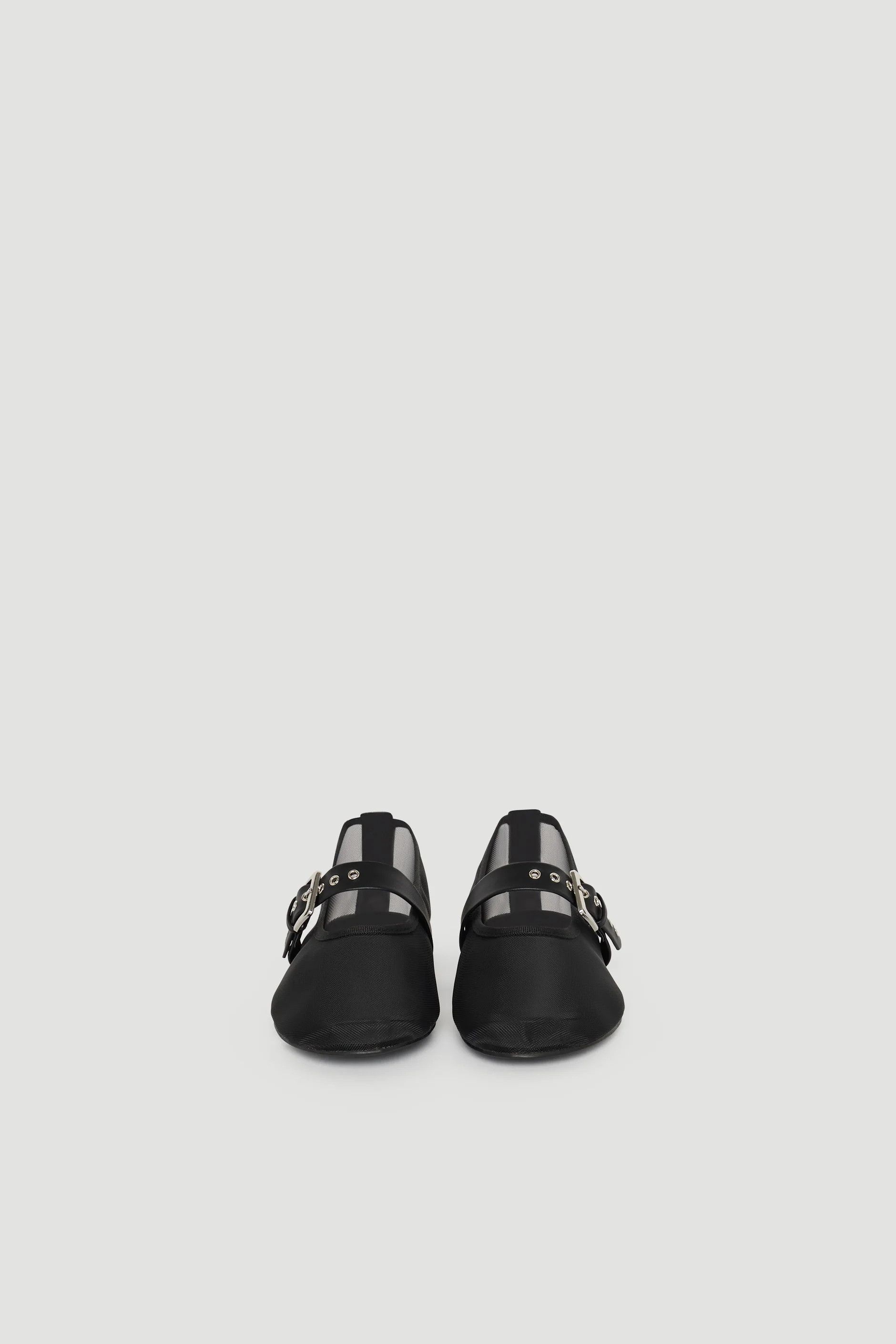 D-Luxe Mesh Ballet Flat - Black | DECJUBA