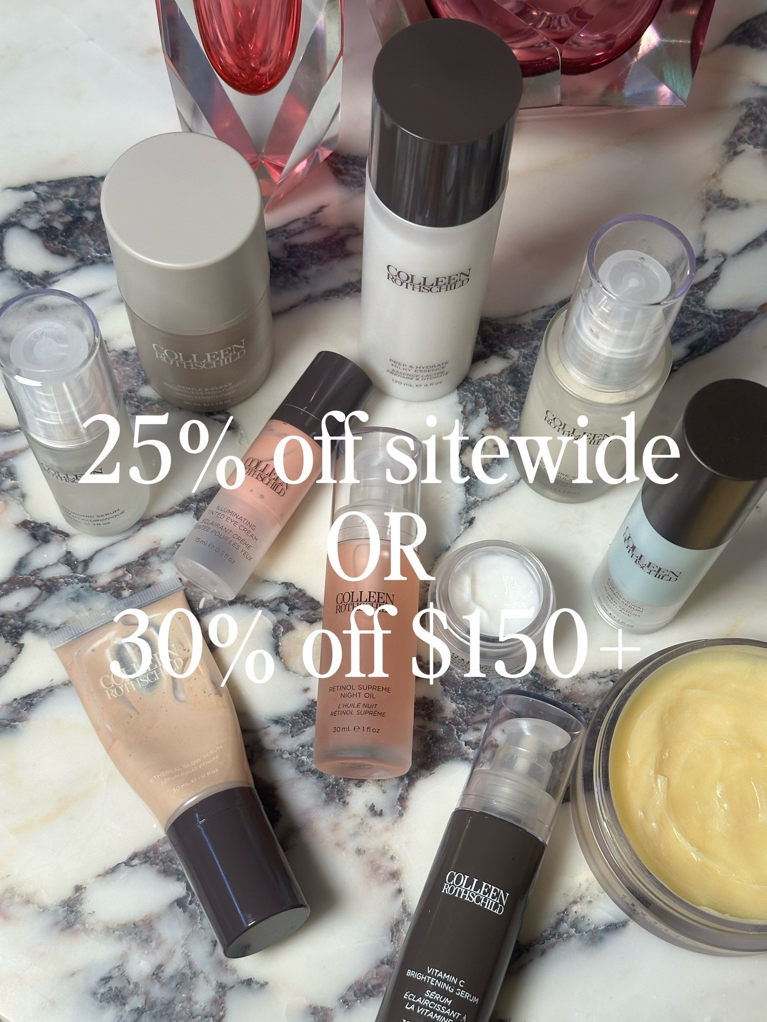 My skincare is ON SALE! 
⭐️30% off $150 or more, or 25% off sitewide!!
Shop the Friends & Family sale through 5/11
@Colleen Rothschild
#CRPartner

#LTKSaleAlert #LTKOver40 #LTKBeauty
