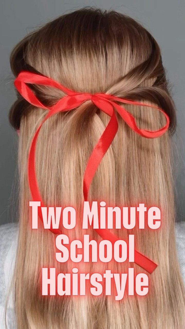 TWO MINUTE SCHOOL HAIRSTYLE 🩷 This is a super easy and cute school hairstyle! I just love this one! Excited to share my favorite products with you! Love for you to follow us for our daily hair postings.

#LTKBeauty