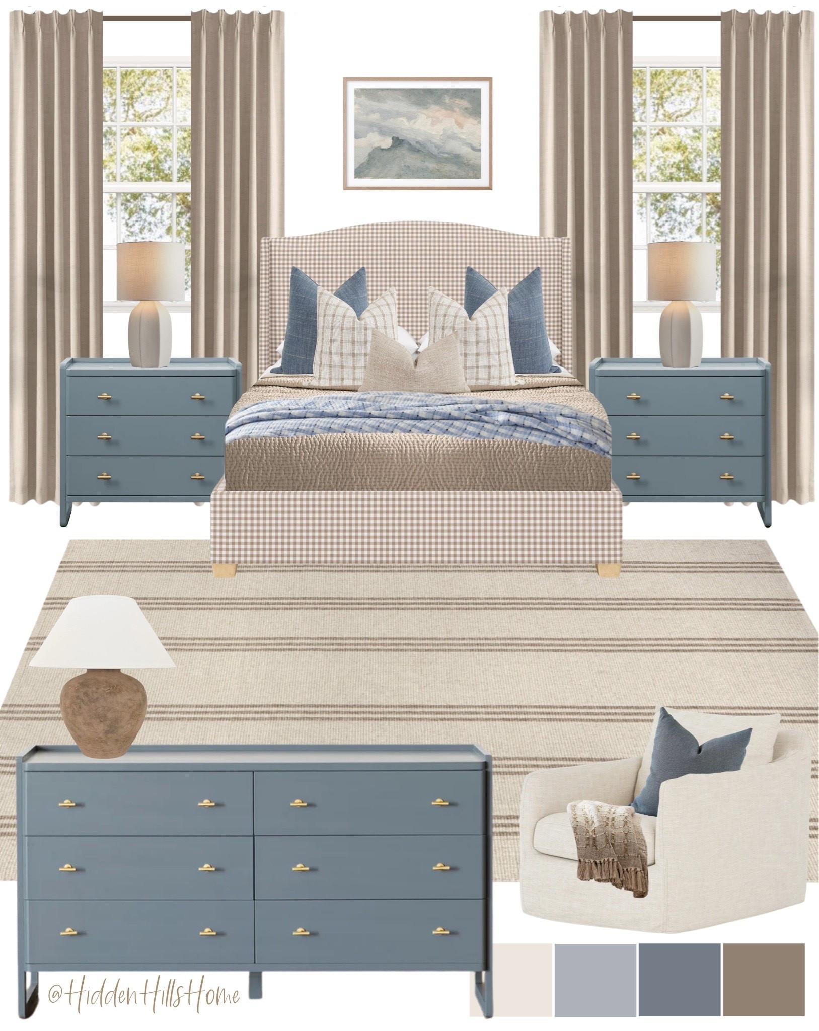 Master bedroom decor ideas, bedroom mood board, home decor, bedroom design, e-design, bedroom rug, nightstands, bedroom inspiration, bedding #coastal

#LTKHome #LTKSaleAlert #LTKSeasonal