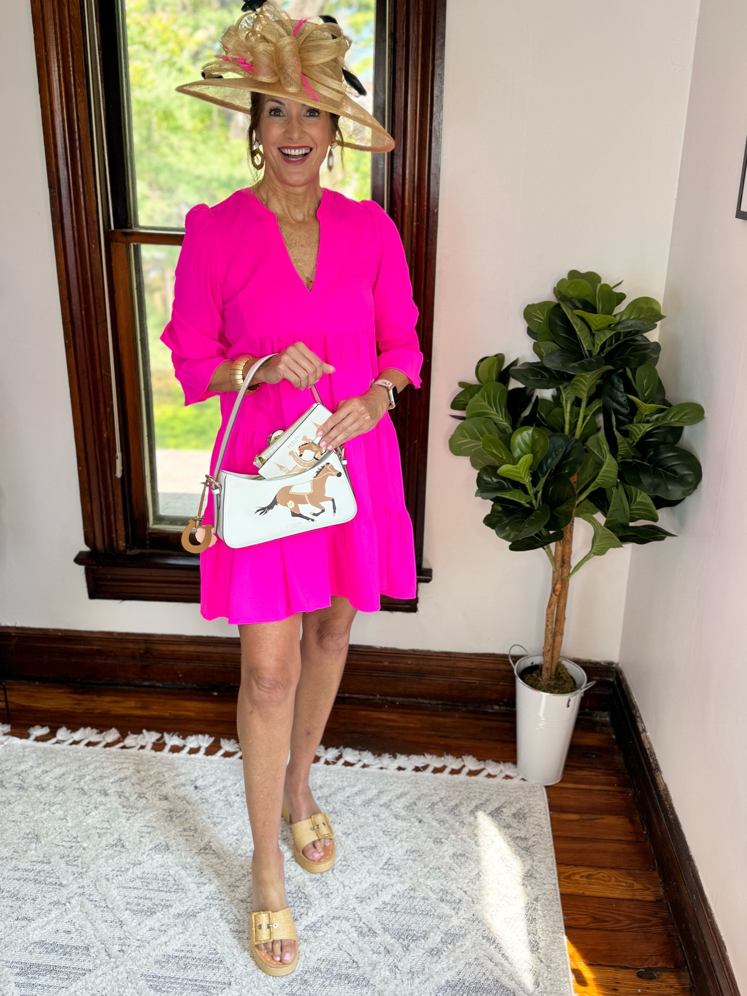 Kentucky Derby Collection Bags and wallets are showstoppers! Grab yours now! 

Meet me at the Track! 

Radley London has bags, wallets and coin purses for your winnings 🐎🏇

 #Radley, #MyRadley  #GIFTED #ad

Striped Dress and Blazer added to the great bag is a winning look🙌

#LTKshoecrush #LTKstyletip #LTKitbag