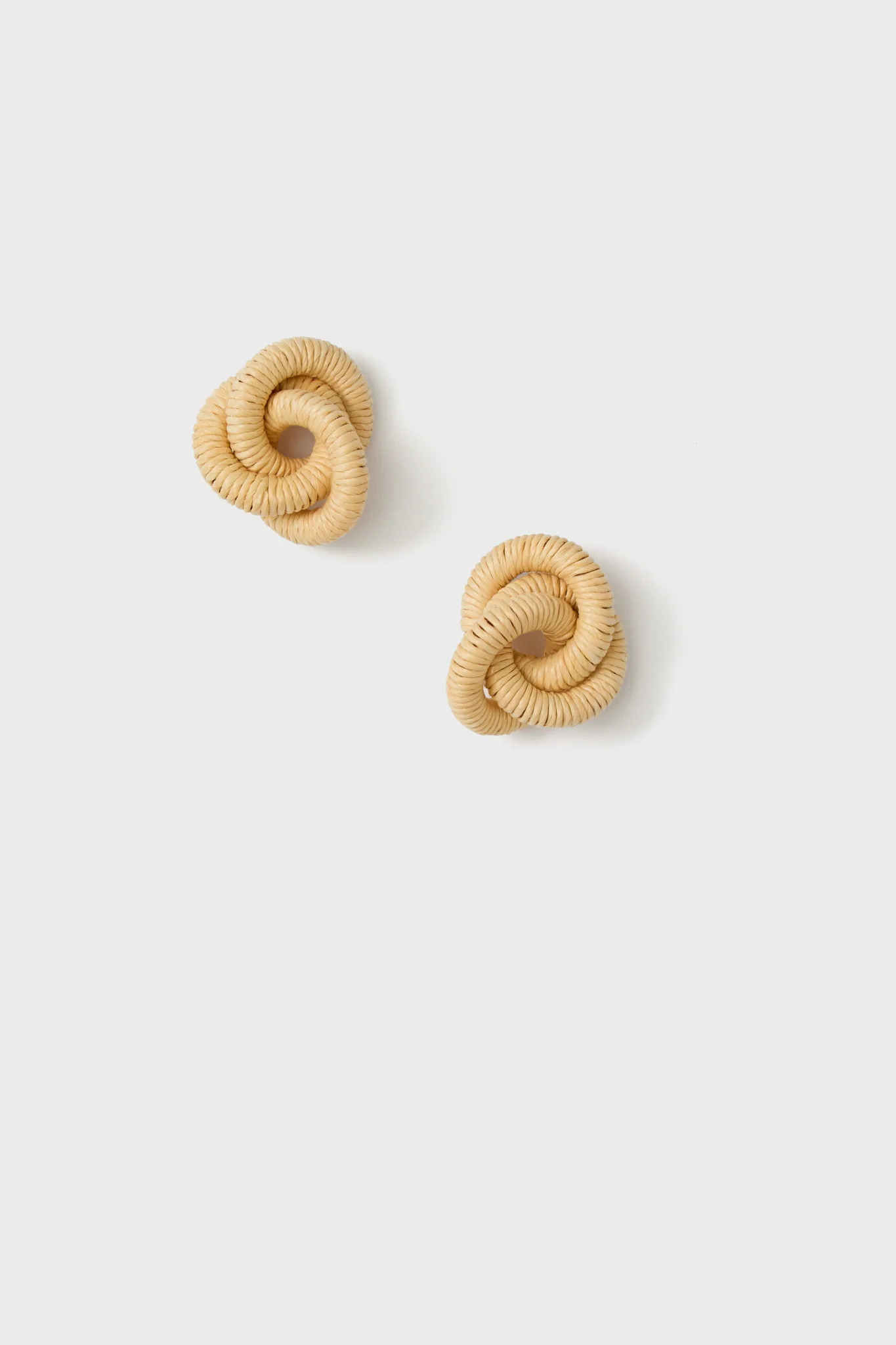 Raffia Trinity Studs | Tuckernuck (US)