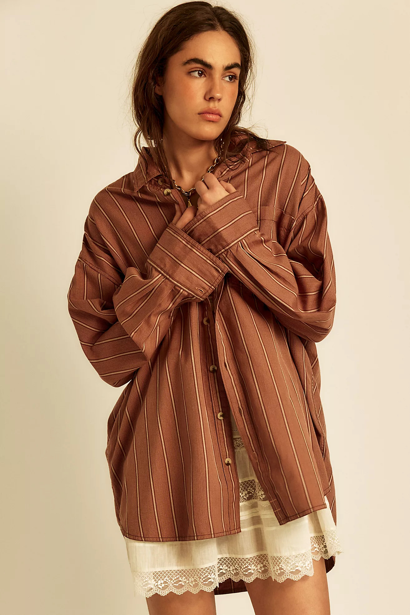 We The Free Freddie Striped Shirt | Free People (Global - UK&FR Excluded)