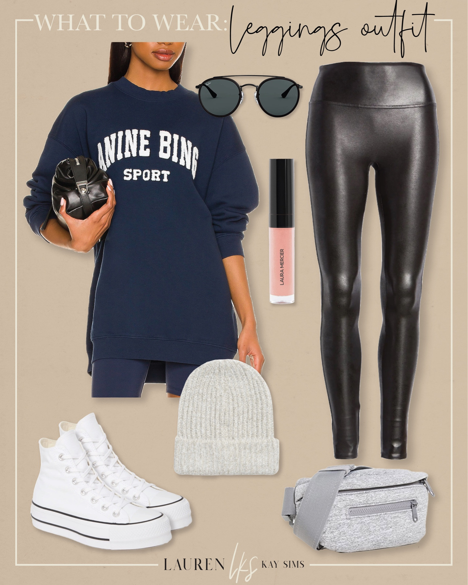 what to wear: leggings outfit 