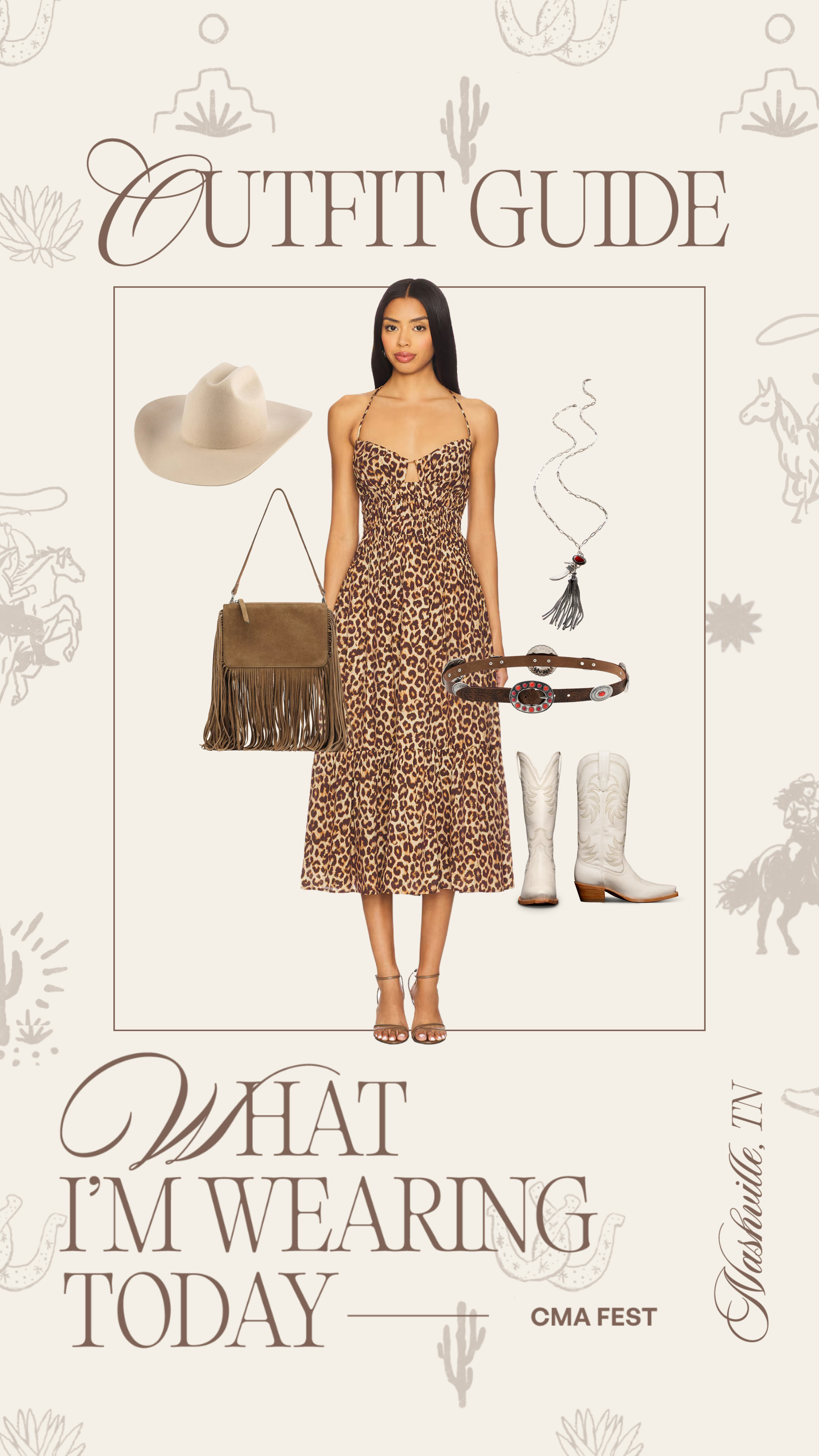 CMA fest ootd🤎  I’m in a large 

#LTKStyleTip #LTKMidsize #LTKSummerEdit