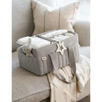 Mamas & Papas Pure Cotton Waffle Nappy Caddy Bag Grey | Marks & Spencer (UK)