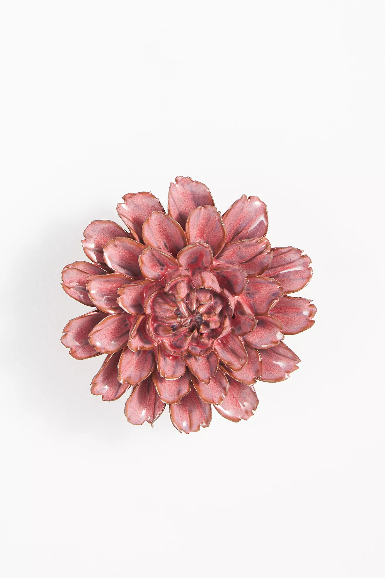 Pink Ceramic Flower Gallery Wall Charm | Anthropologie (US)