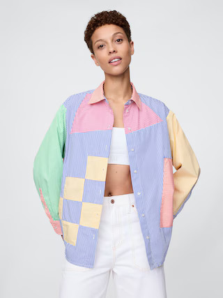 Gap × HFR Patchwork Shirt by BruceGlen | Gap (US)