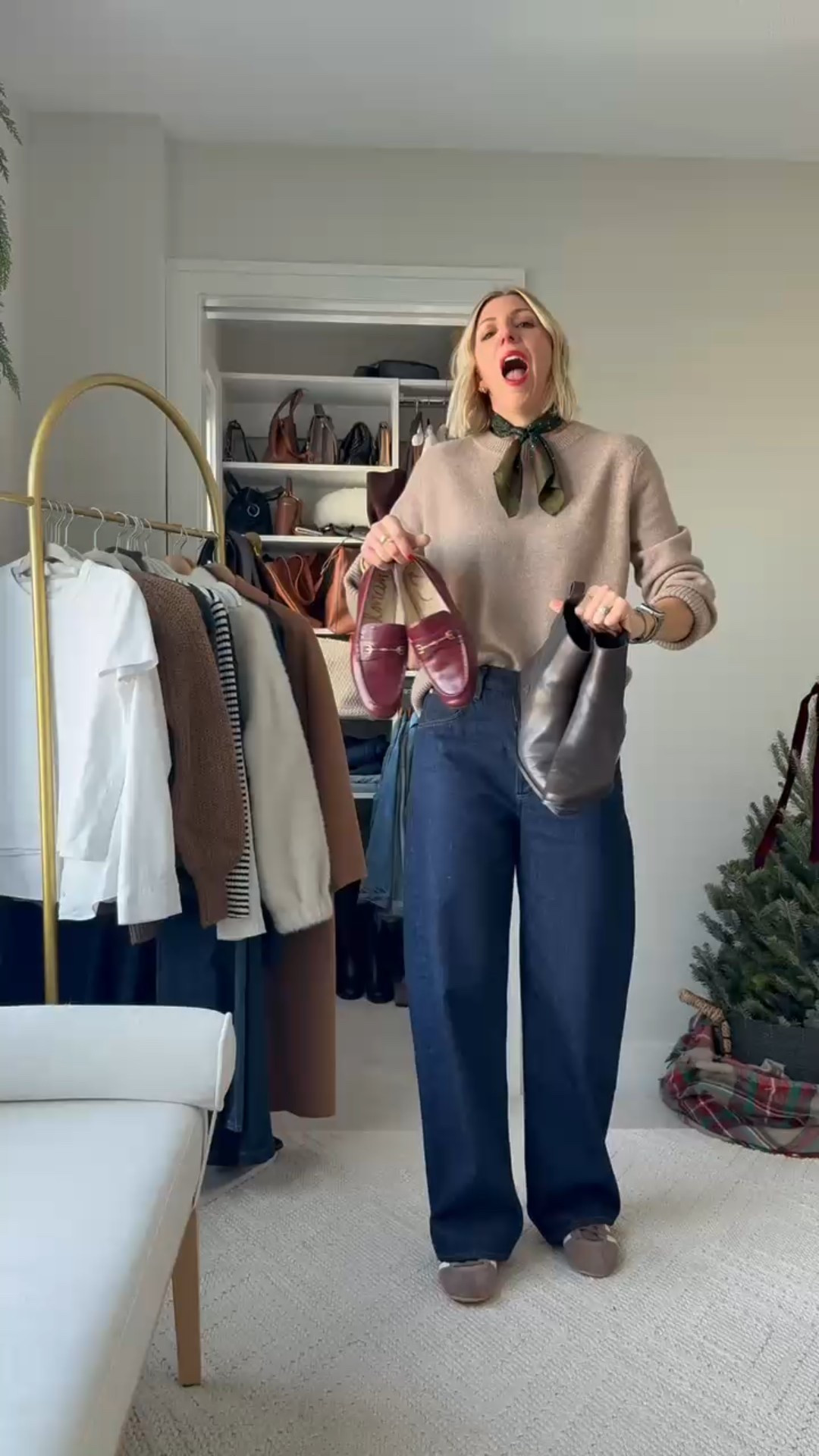 How to wear shoes with wide leg jeans!

#LTKmomlife #LTKSeasonal #LTKootd