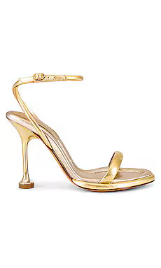 Alexandre Birman Teresa Sandal 100 in Golden from Revolve.com | Revolve Clothing (Global)