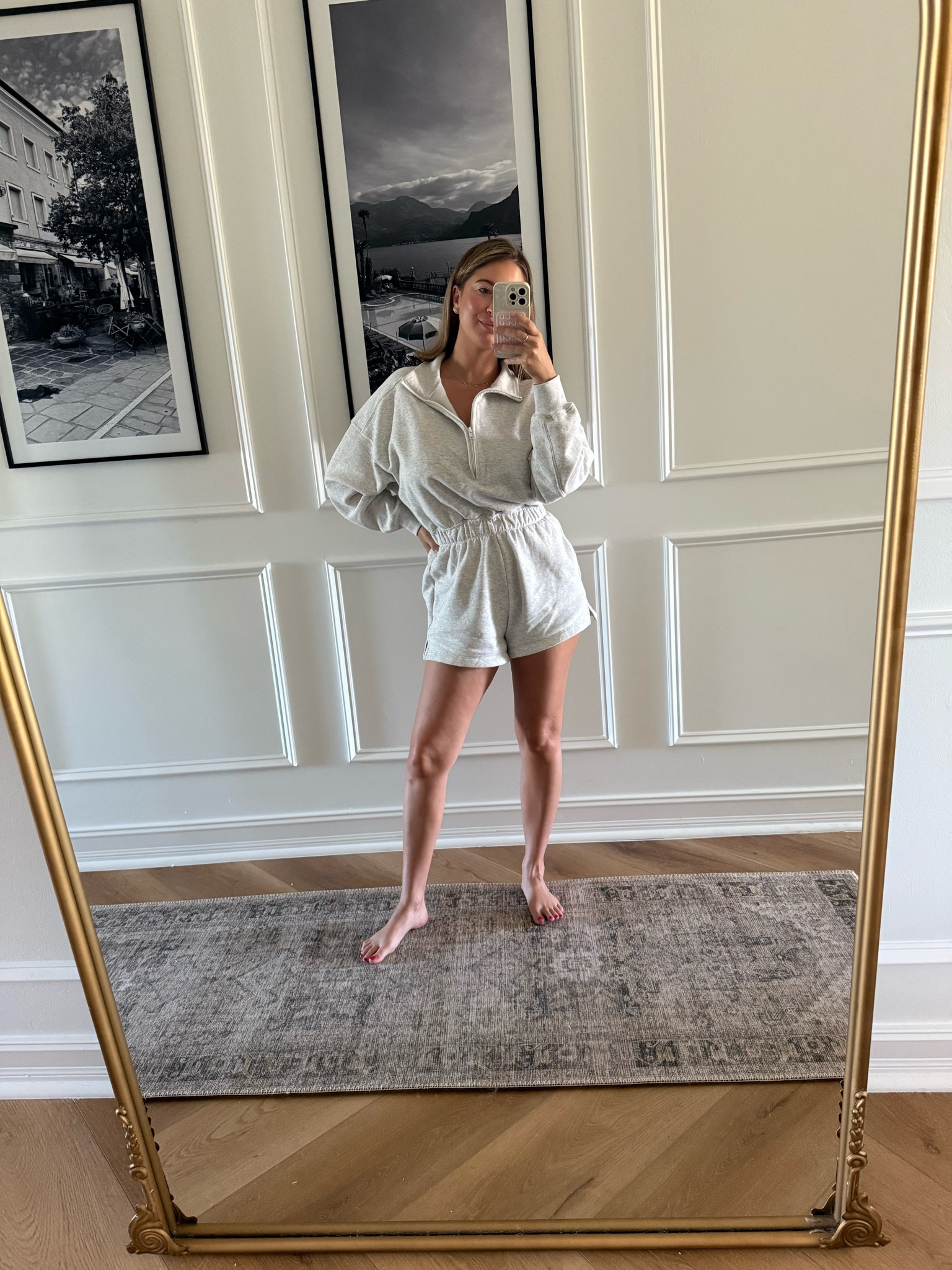 Grey jumpsuit shorts jumpsuit quarter zip Abercrombie sale 

#LTKFindsUnder50 #LTKSaleAlert #LTKStyleTip