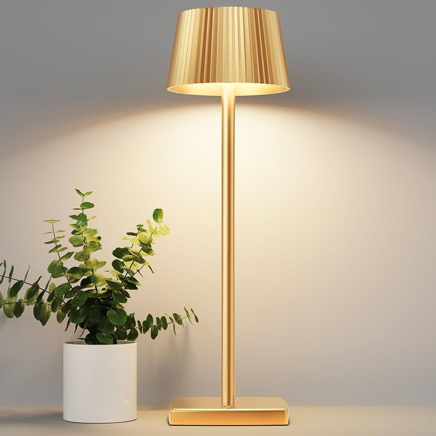 LED Cordless Table Lamps Rechargeable Battery Operated Outdoor Waterproof Light 6000mAh 3 Level B... | Amazon (US)
