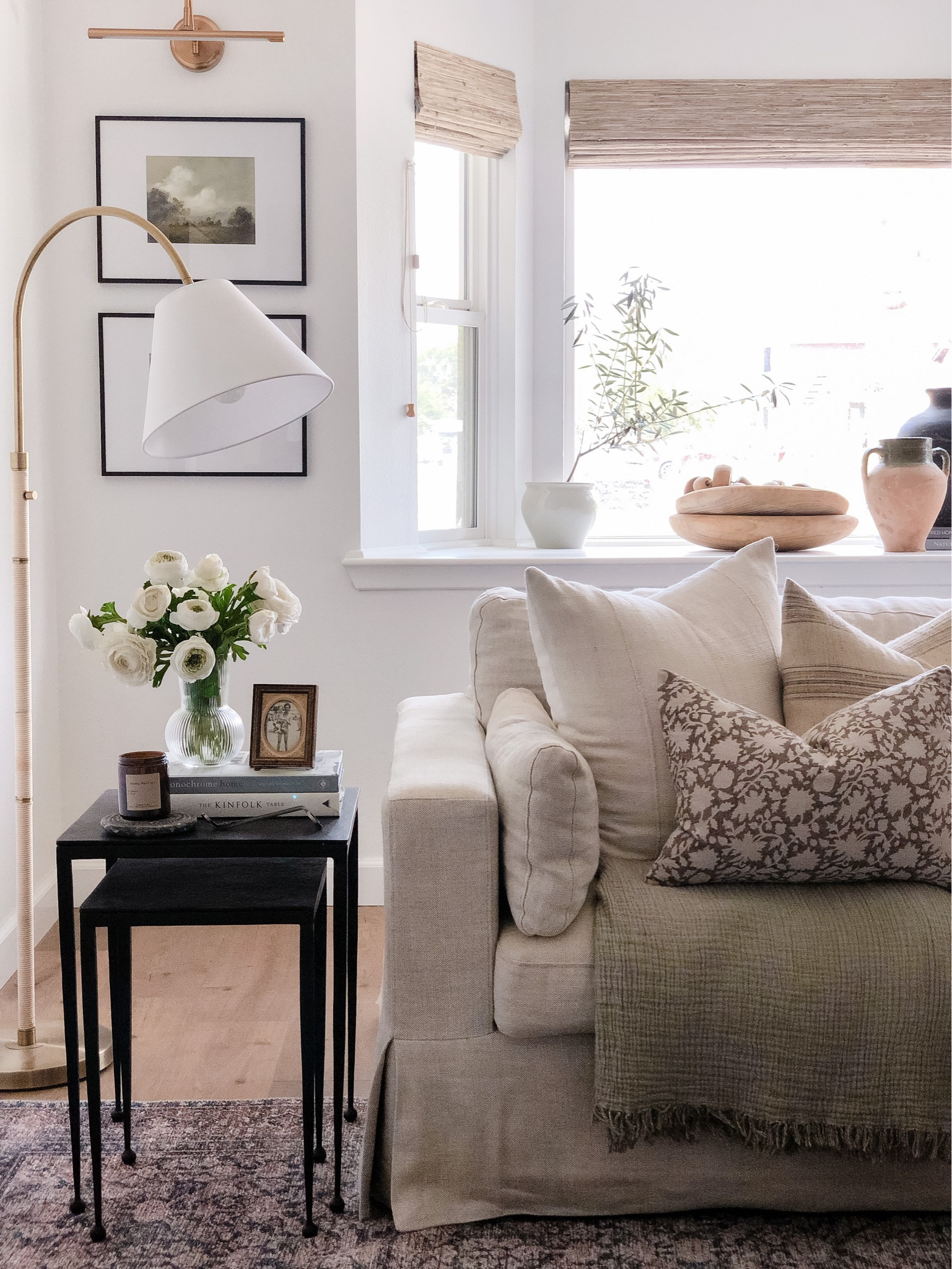 Shop my home look including 20% off my realistic faux ranunculus!!

Woven blinds: rustic jute 

#LTKhome #LTKFind #LTKsalealert