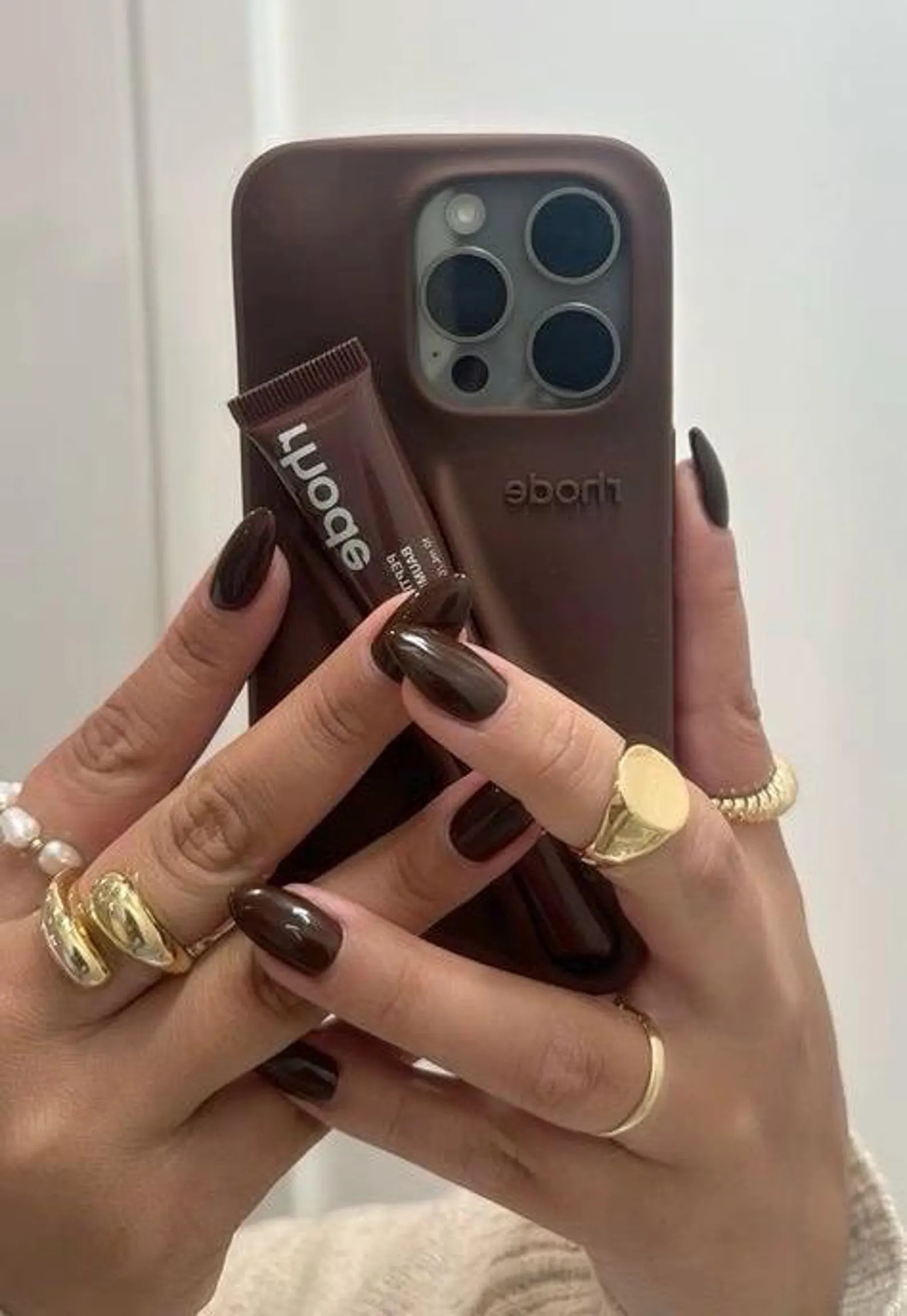 Fudge Brownie Press on nails set | Etsy (Global)