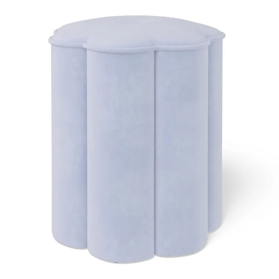 Mainstays Kids Flower Petal Ottoman, Blue | Walmart (US)