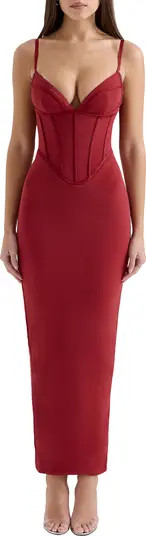 HOUSE OF CB Romy Corset Body-Con Maxi Dress | Nordstrom | Nordstrom