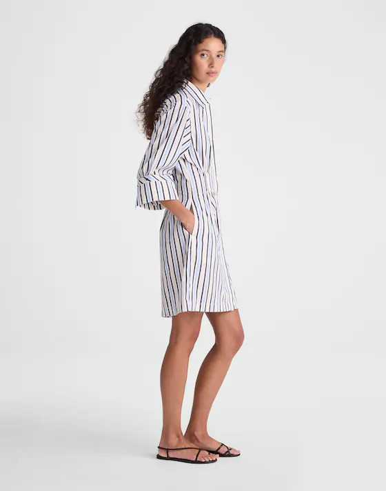 Tucked Mini Shirtdress | Madewell