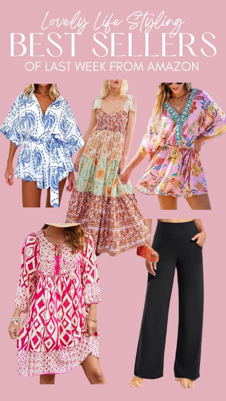 Last week’s best sellers from Amazon
Summer dresses 
Look for less 
Wide leg pants 
Vacation outfits 
Amazon dresses


#LTKStyleTip #LTKSeasonal #LTKFindsUnder50