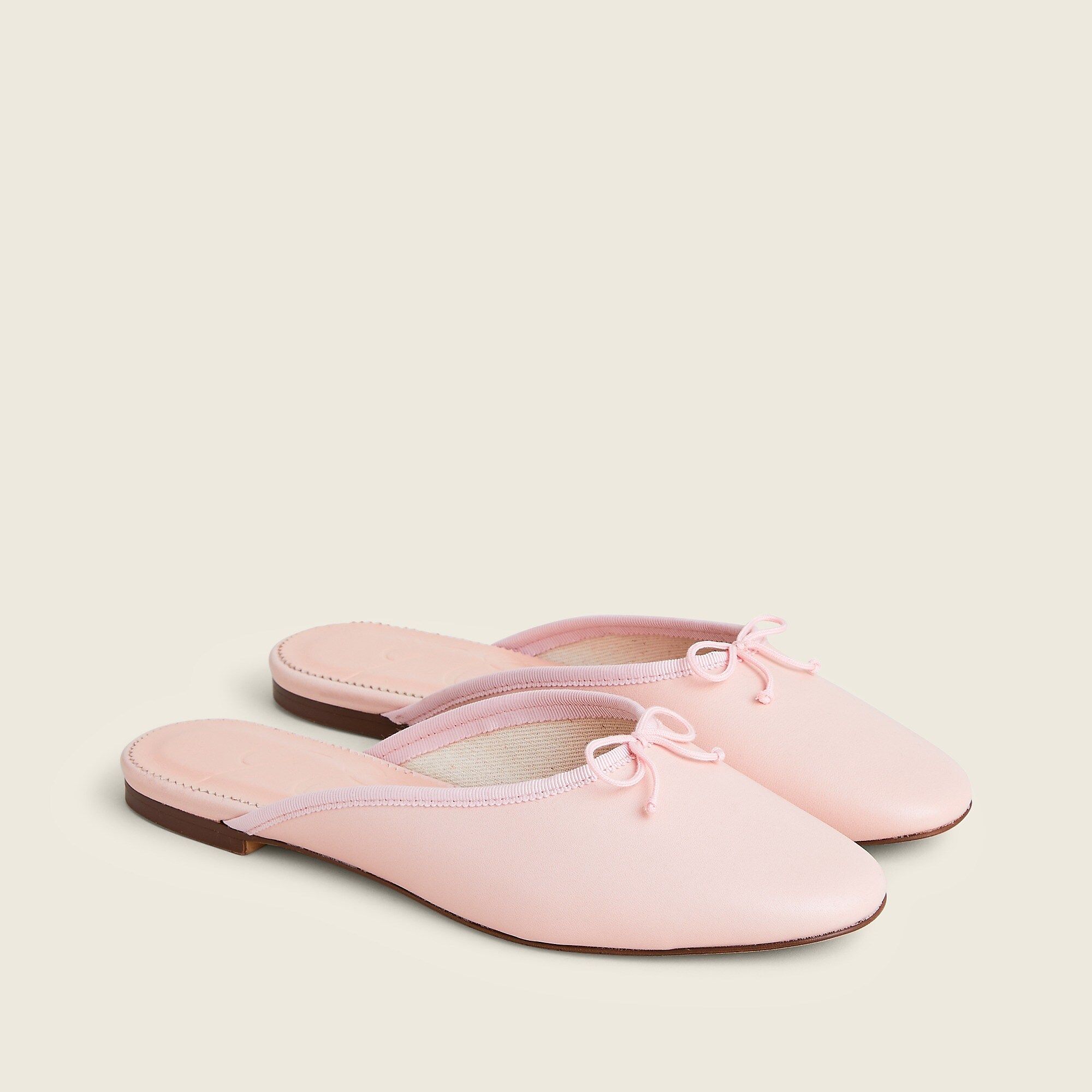 Zoe ballet mules in leather | J.Crew US