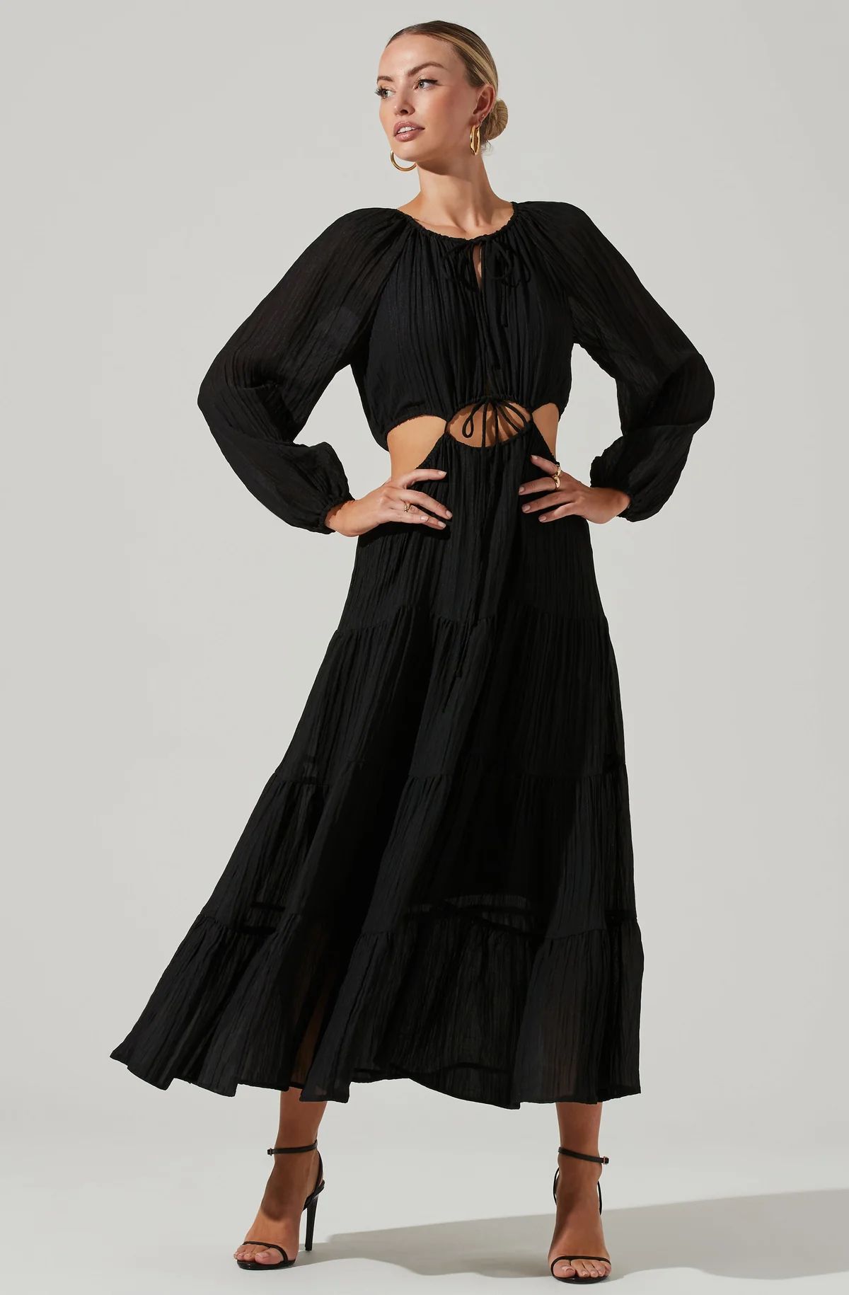 Freya Cutout Midriff Maxi Dress | ASTR The Label (US)