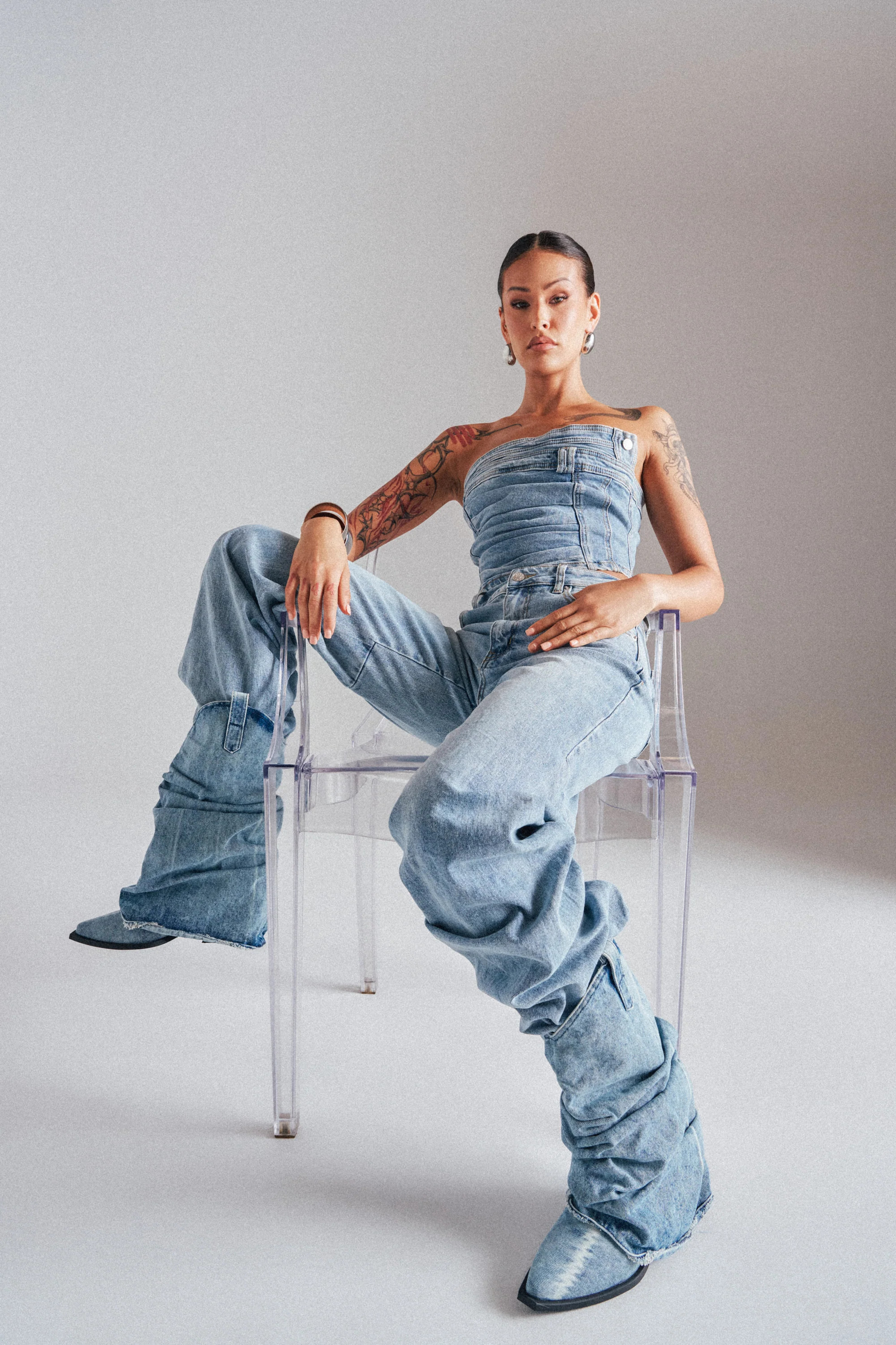 ON YOUR MIND STACKED DENIM | AKIRA