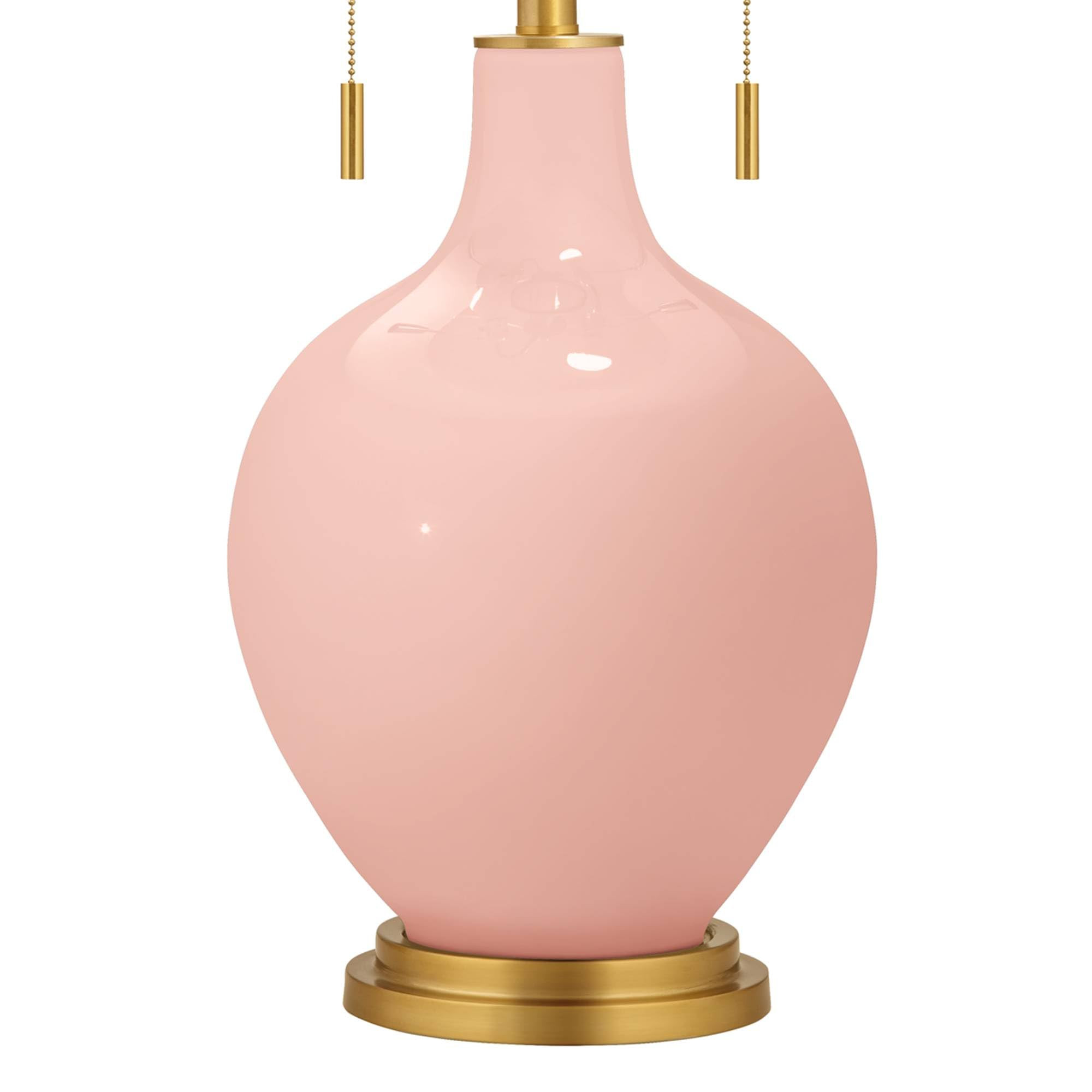 Color + Plus Toby Brass Accents 28" High Rose Pink Table Lamp | Amazon (US)