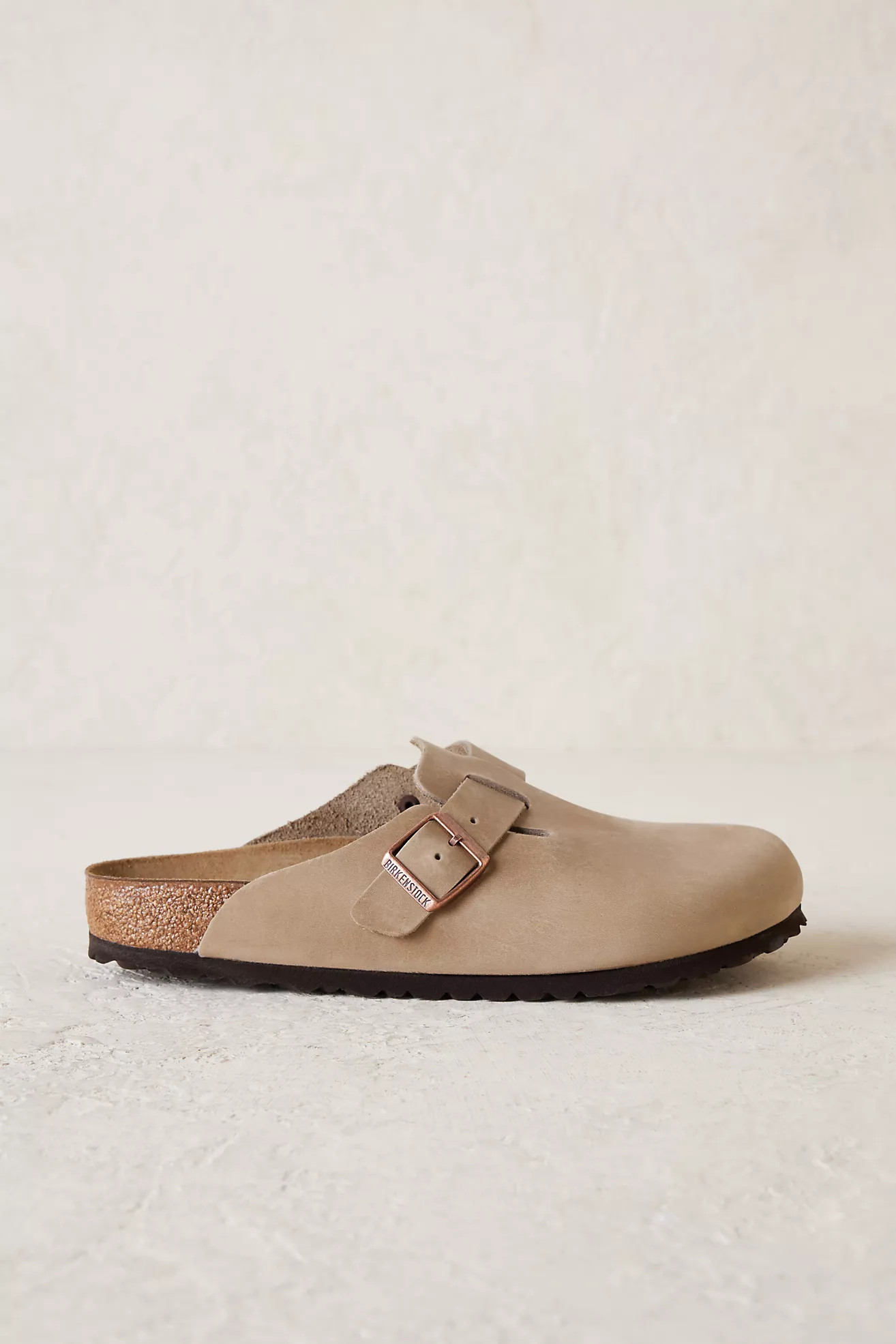 Birkenstock Oiled Leather Boston Clogs | Anthropologie (UK)