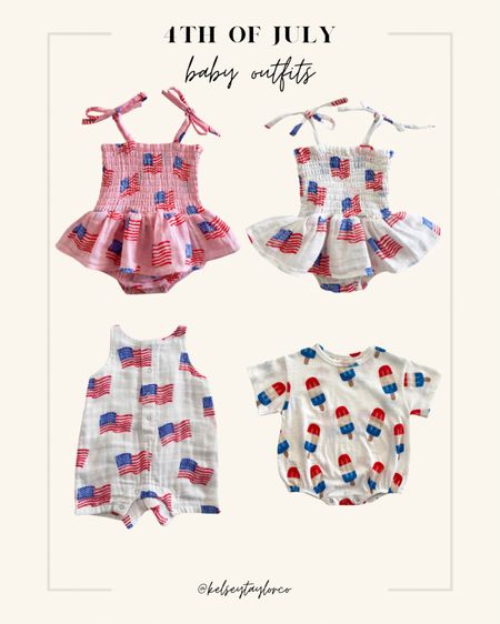 Memorial Day / 4th of July baby outfits 

#LTKSeasonal #LTKBaby #LTKFindsUnder50