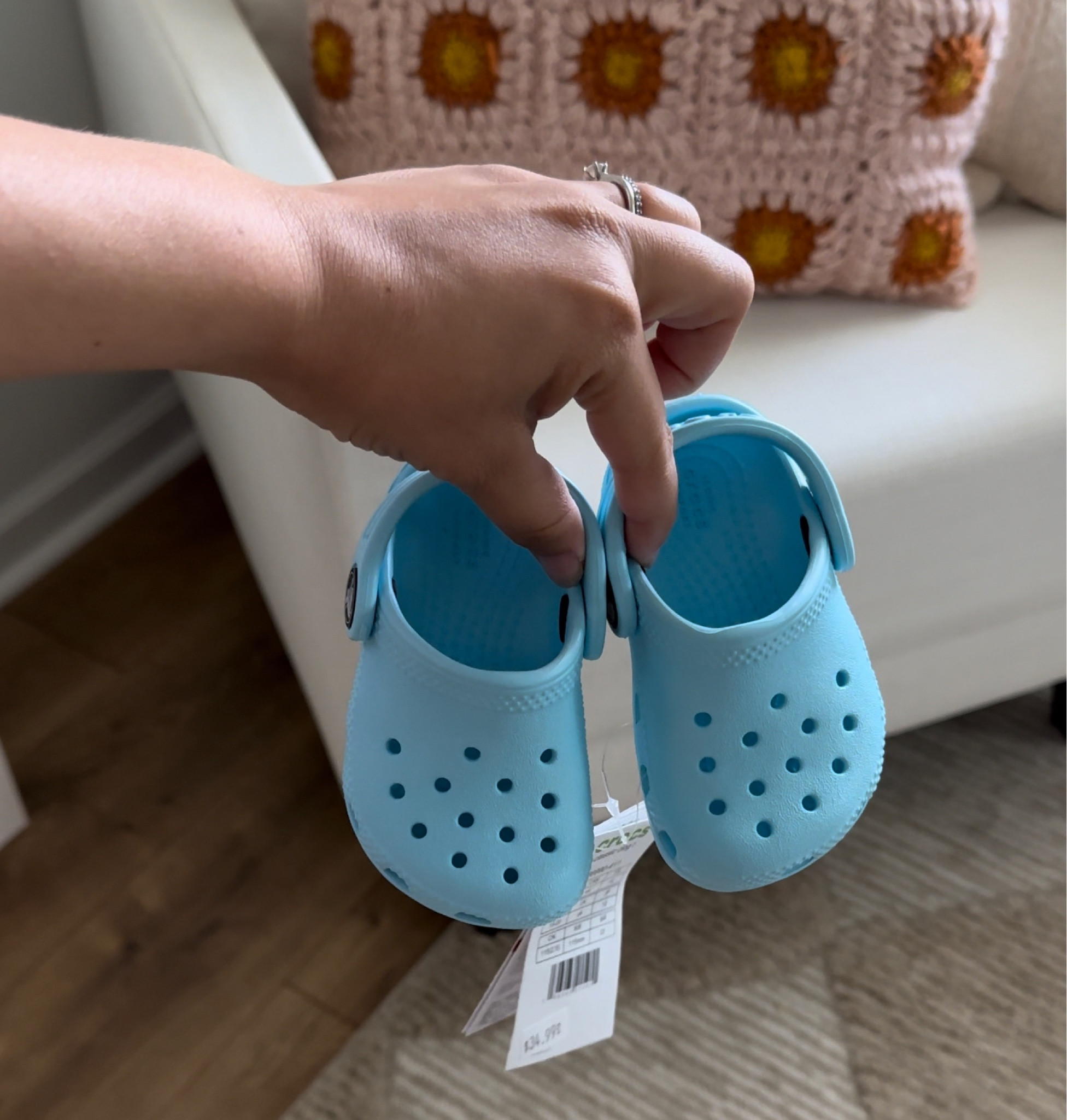 Baby crocs 

#LTKkids #LTKSeasonal #LTKfamily