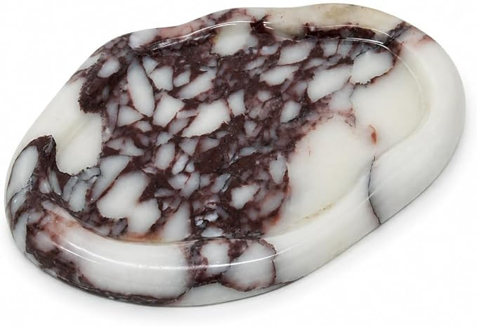 Small Marble Vanity Tray for Jewelry and Perfume | Natural marble catchall tray for keys jewelry ... | Amazon (US)