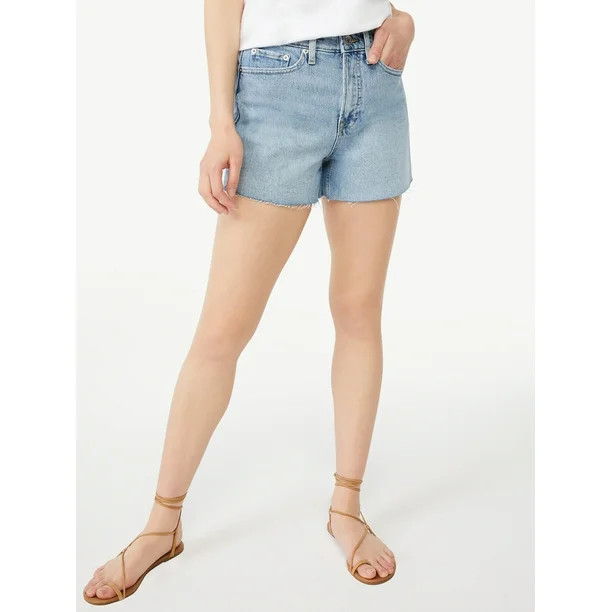 Free Assembly Women's 90's Cut Off Denim Shorts | Walmart (US)