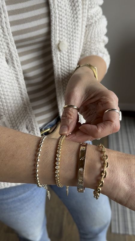 Miranda Frye Waverly cuff 50% off! Bezel cut cubic zirconia bracelet that adds such a special touch to your arm stack! Sharing all my favorites!

#LTKstyletip #LTKfindsunder100 #LTKsalealert