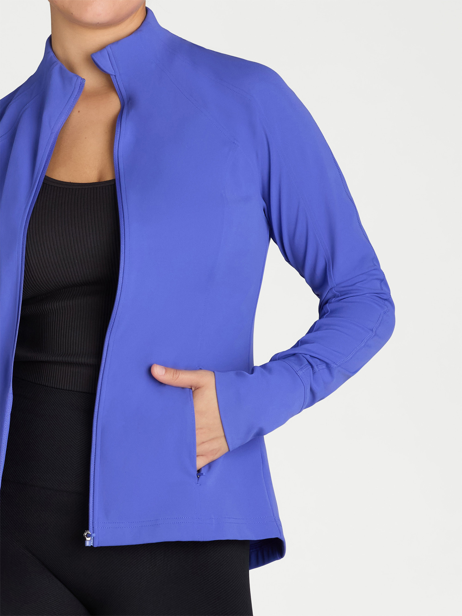 Avia Women's and Women's Plus SoftSculpt Zip-Up Jacket, Sizes XS-4X | Walmart (US)
