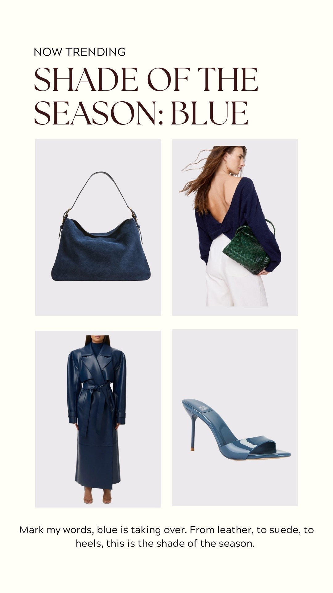 Trust me when I say blue is the color of the season! 


#LTKootd #LTKSeasonal #LTKgrwm