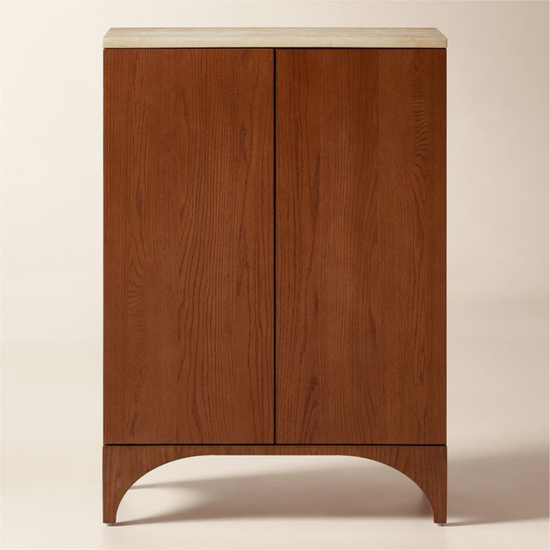 Roane Oak Entryway Cabinet | CB2 | CB2