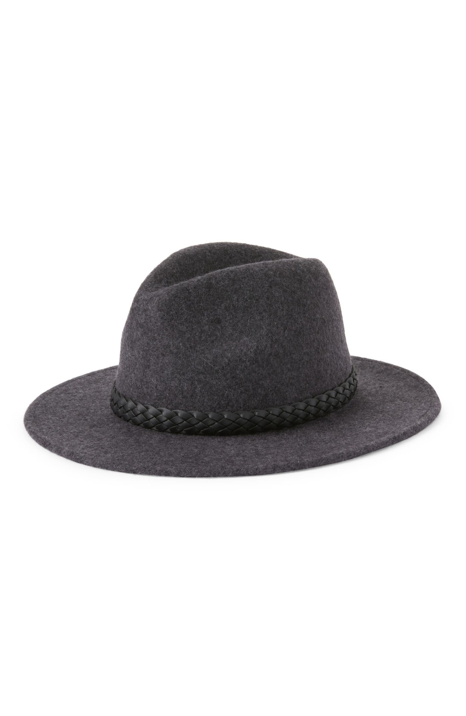 Braided Band Wool Fedora | Nordstrom