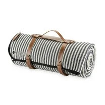 Twine Picnic Blanket - Waterproof Outdoor Blanket , Navy/White Striped 6pc | Walmart (US)