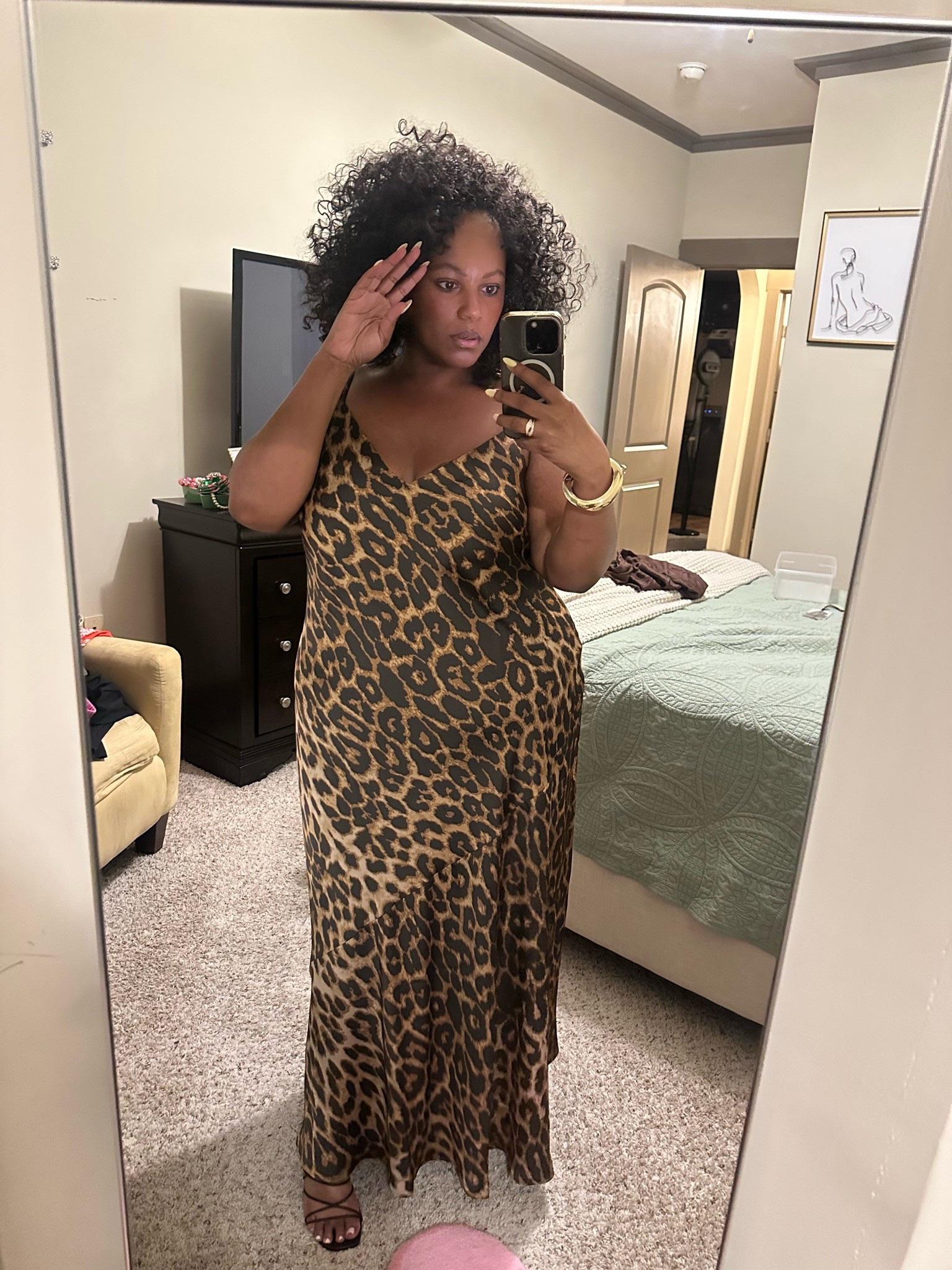The perfect leopard slip dress in plus sizes!

#LTKootd #LTKPlusSize #LTKMidsize