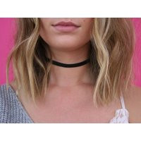 Black Leather Choker, Vegan Leather Choker, Skinny Leather Choker, Leather Choker, Black Choker, Vegan Choker, Vegan Leather, A21B | Etsy (US)