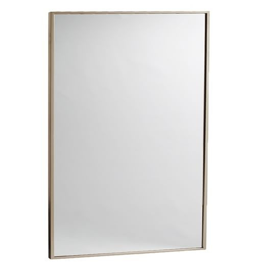 Metal Framed Mirror, Antique Brass, UPS | West Elm (US)