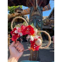 Moana Mickey Ears Floral Headband Ears/ Princess Princess Mouse Ears | 2 Week Processing Time The Tiara Twins | Etsy (US)