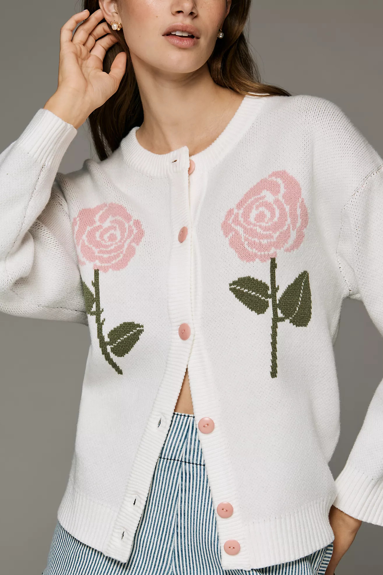 Lisa Says Gah Lauda Wool Blend Cardigan Sweater | Anthropologie (US)