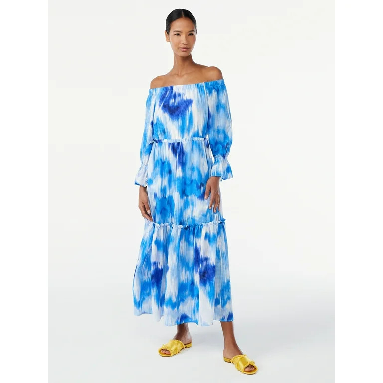 Blue Brushstroke Ikat | Walmart (US)