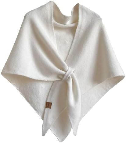 Shawl Wraps for Women,Pashmina Wraps for Women,Wrap Cardigan Cape Wool Cashmere Shoulder Top Swea... | Amazon (US)